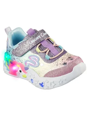 Twilight Dream Girls Satin Glitter Light-Up Shoes