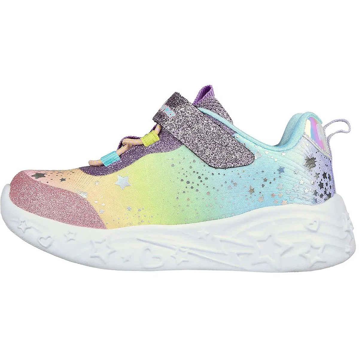 Twilight Dream Girls Satin Glitter Light-Up Shoes