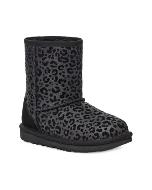 UGG Classic II Glitter Leopard Suede Toddler Boot