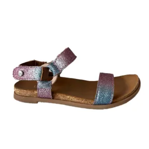 Ugg Girls Pink | Blue Sparkle Sandals