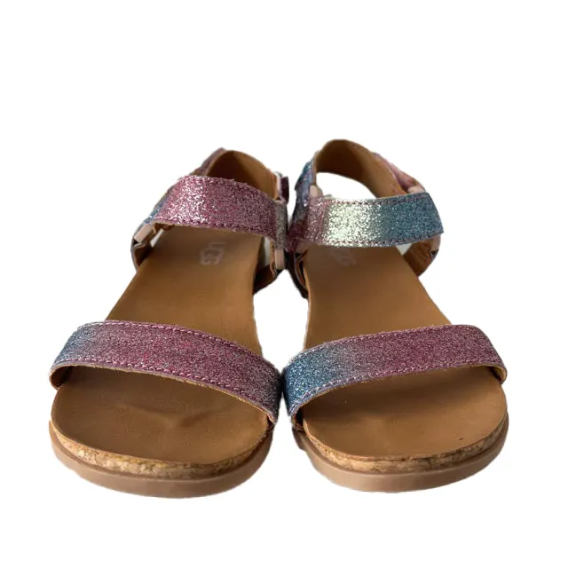 Ugg Girls Pink | Blue Sparkle Sandals