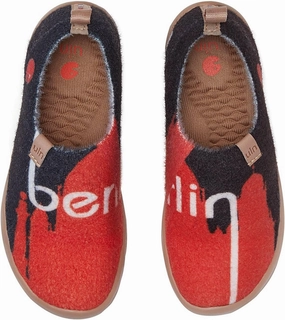 UIN Kid's Art Travel Shoes Slip On Casual Wool Cozy Girl Boy Loafers Lightweight Comfort Fashion Sneaker Toledo 