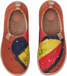 UIN Kid's Art Travel Shoes Slip On Casual Wool Cozy Girl Boy Loafers Lightweight Comfort Fashion Sneaker Toledo 