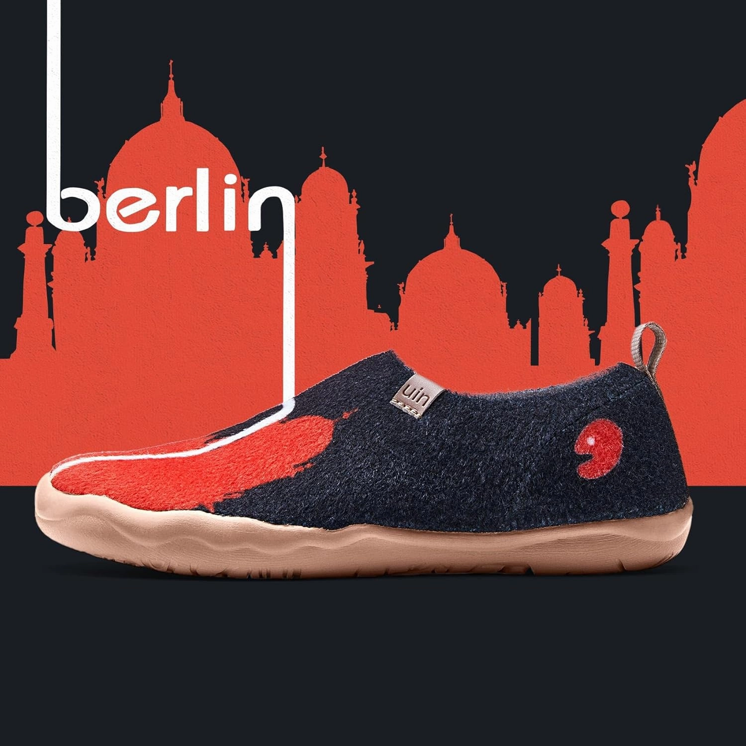 UIN Kid's Art Travel Shoes Slip On Casual Wool Cozy Girl Boy Loafers Lightweight Comfort Fashion Sneaker Toledo 