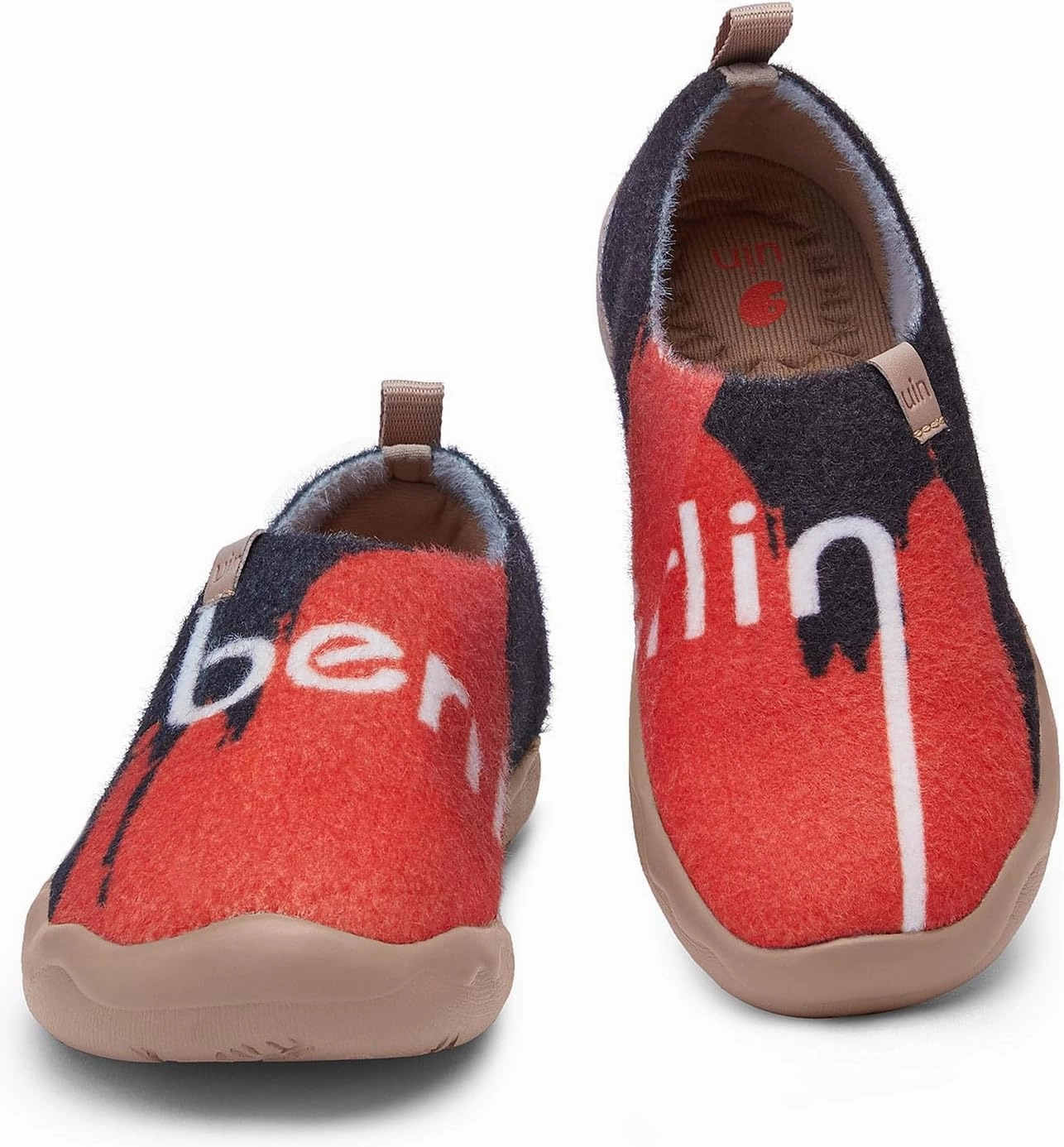 UIN Kid's Art Travel Shoes Slip On Casual Wool Cozy Girl Boy Loafers Lightweight Comfort Fashion Sneaker Toledo 