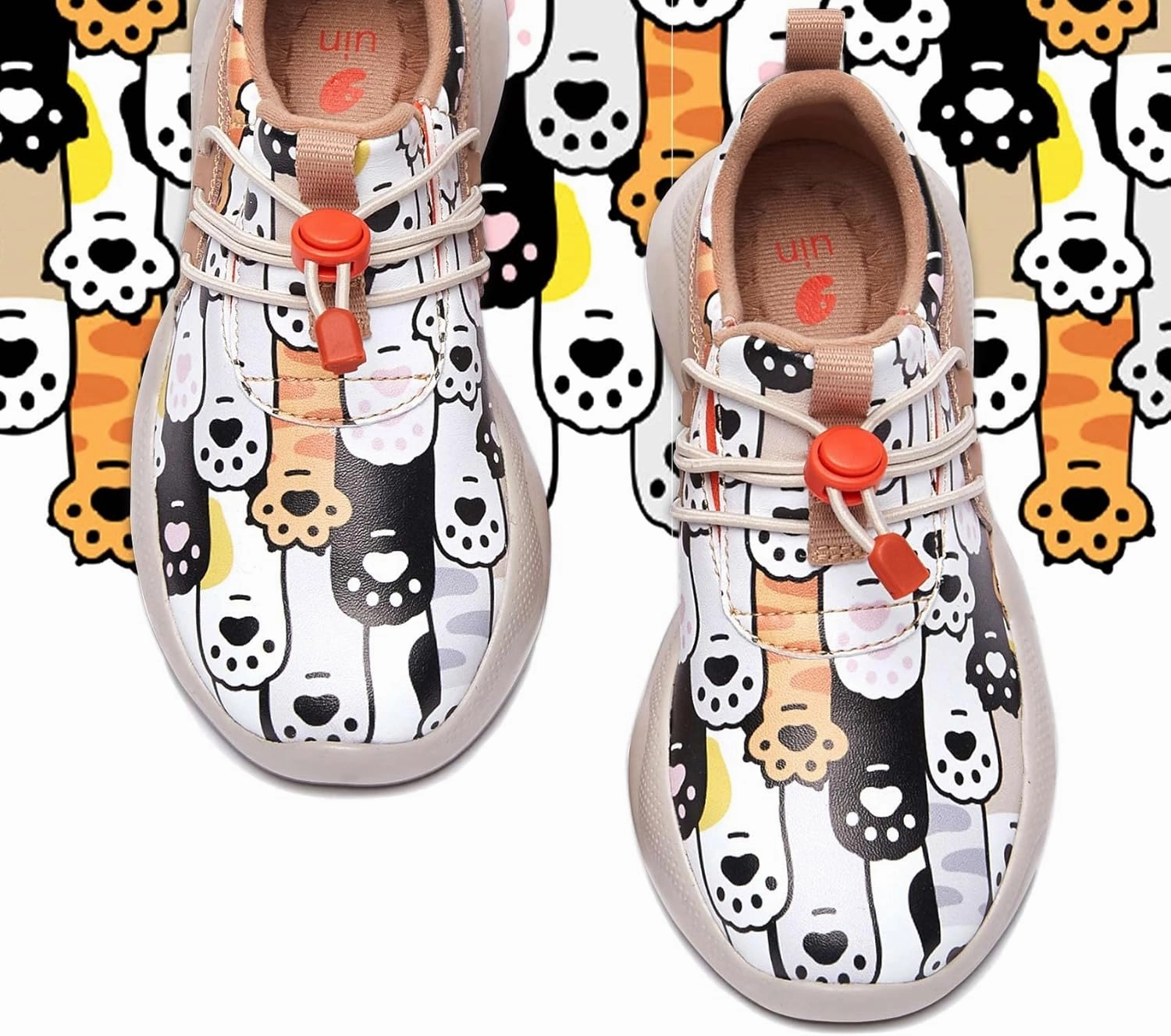 UIN Kid's Fashion Sneakers Lightweight Casual Comfortable Boys Girls Funny Painted Travel Shoes Mijas