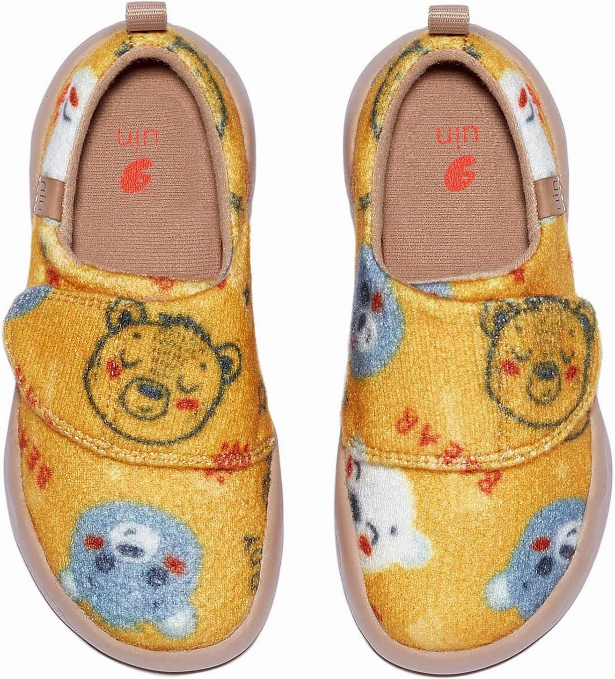 UIN Kid's Slip On Fashion Sneakers Cute Casual Fancy Art Painted Comfort Soft Toledo 