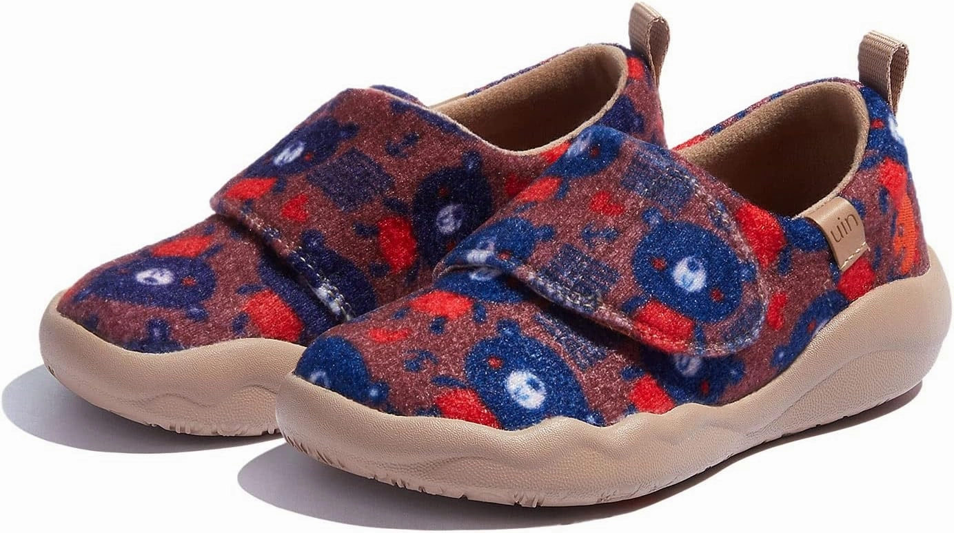 UIN Kid's Slip On Fashion Sneakers Cute Casual Fancy Art Painted Comfort Soft Toledo 