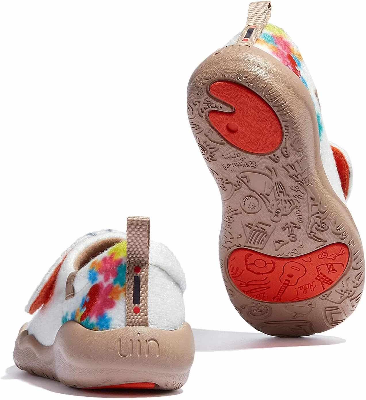 UIN Kid's Slip On Fashion Sneakers Cute Casual Fancy Art Painted Comfort Soft Toledo 