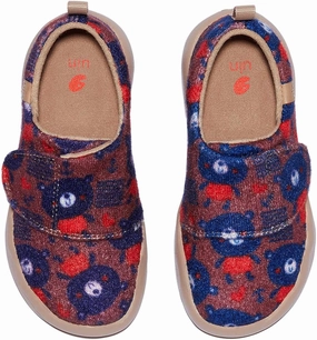 UIN Kid's Slip On Fashion Sneakers Cute Casual Fancy Art Painted Comfort Soft Toledo 