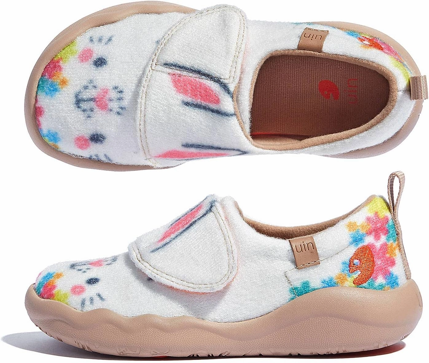 UIN Kid's Slip On Fashion Sneakers Cute Casual Fancy Art Painted Comfort Soft Toledo 