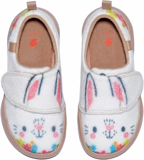 UIN Kid's Slip On Fashion Sneakers Cute Casual Fancy Art Painted Comfort Soft Toledo 