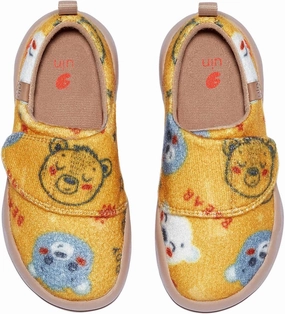 UIN Kid's Slip On Fashion Sneakers Cute Casual Fancy Art Painted Comfort Soft Toledo 