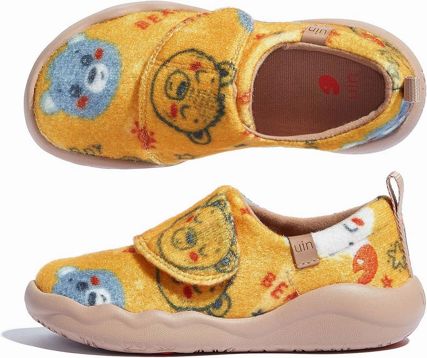 UIN Kid's Slip On Fashion Sneakers Cute Casual Fancy Art Painted Comfort Soft Toledo 