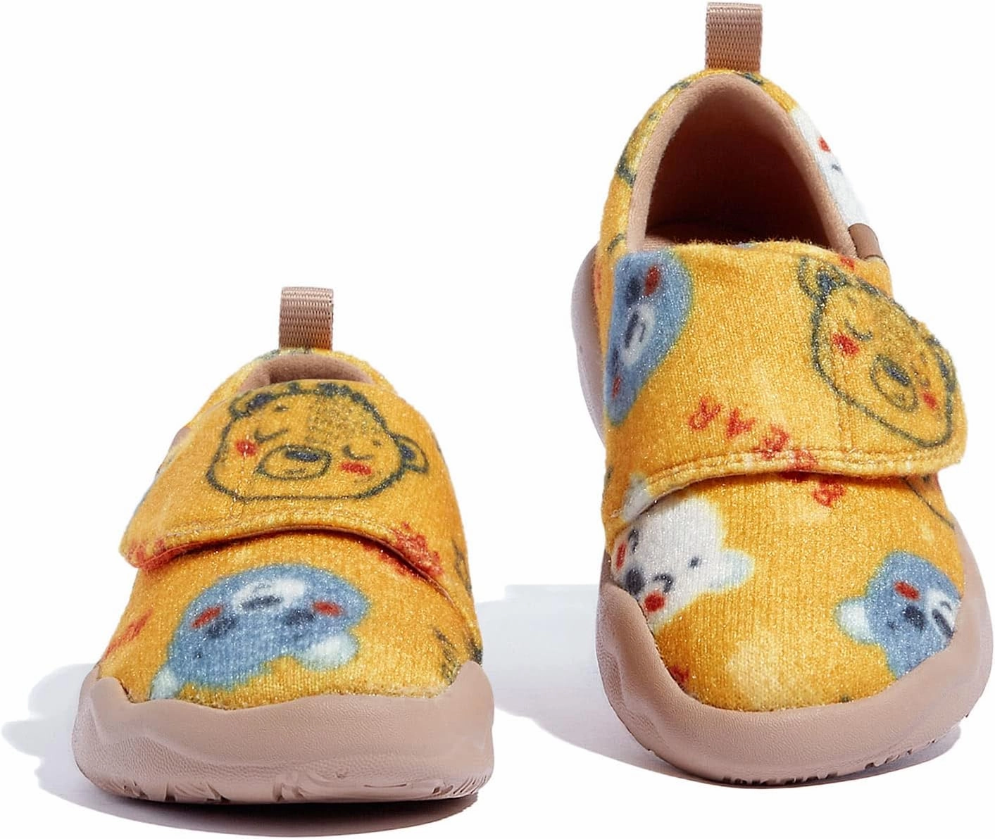 UIN Kid's Slip On Fashion Sneakers Cute Casual Fancy Art Painted Comfort Soft Toledo 