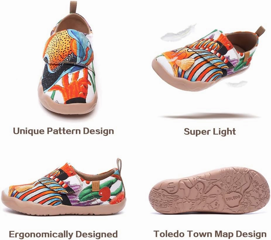 UIN Kid's Walking Shoes High Top Knitted Boots Casual Lightweight Comfort Fashion Sneaker Madrid