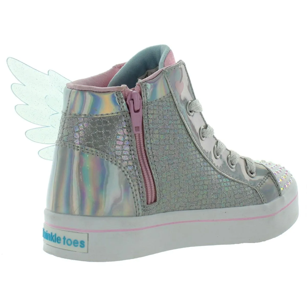 Unicorn Wings Girls Embellished Light-Up Shoes