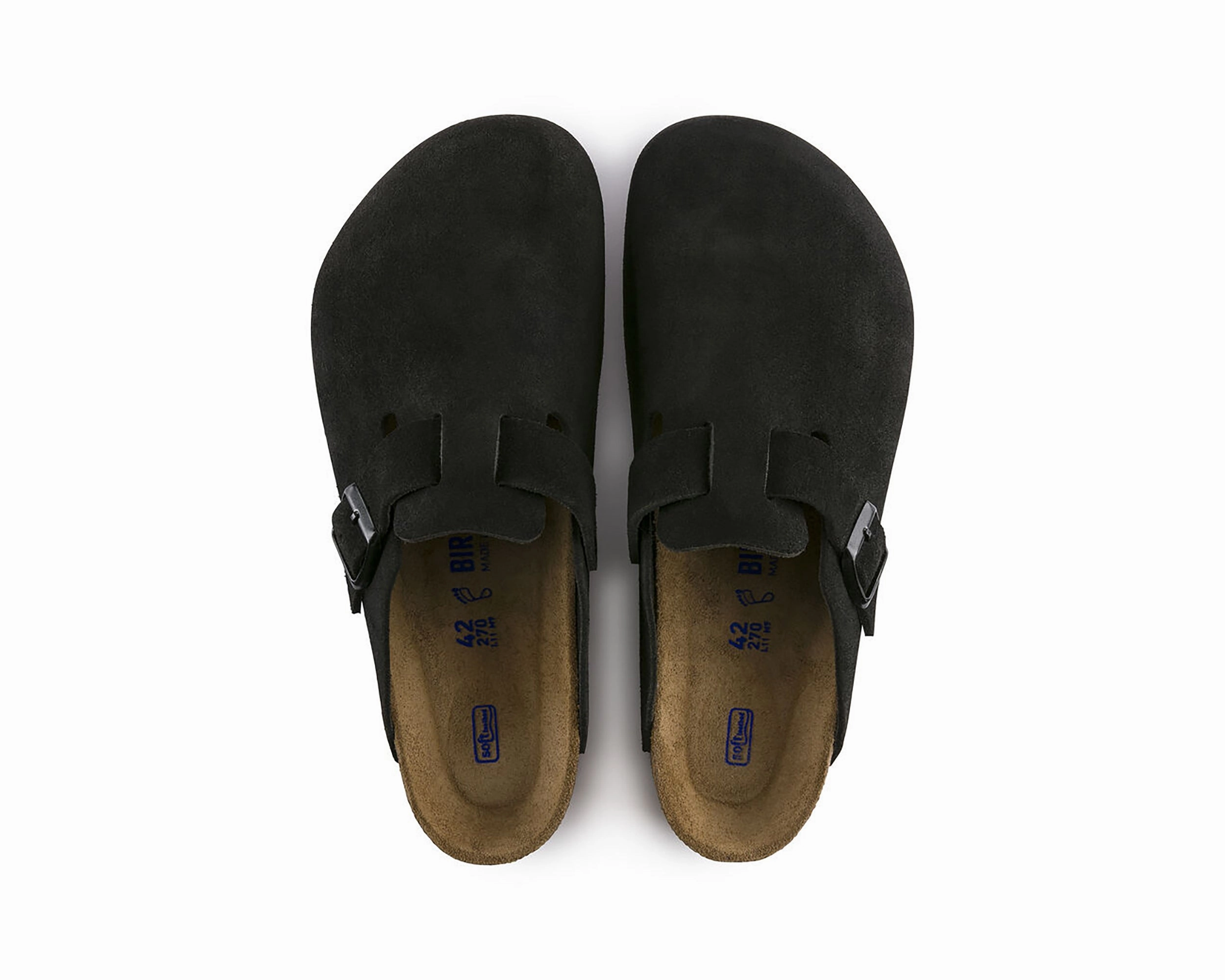 Unisex Boston Soft Footbed Suede Leather (Wide)