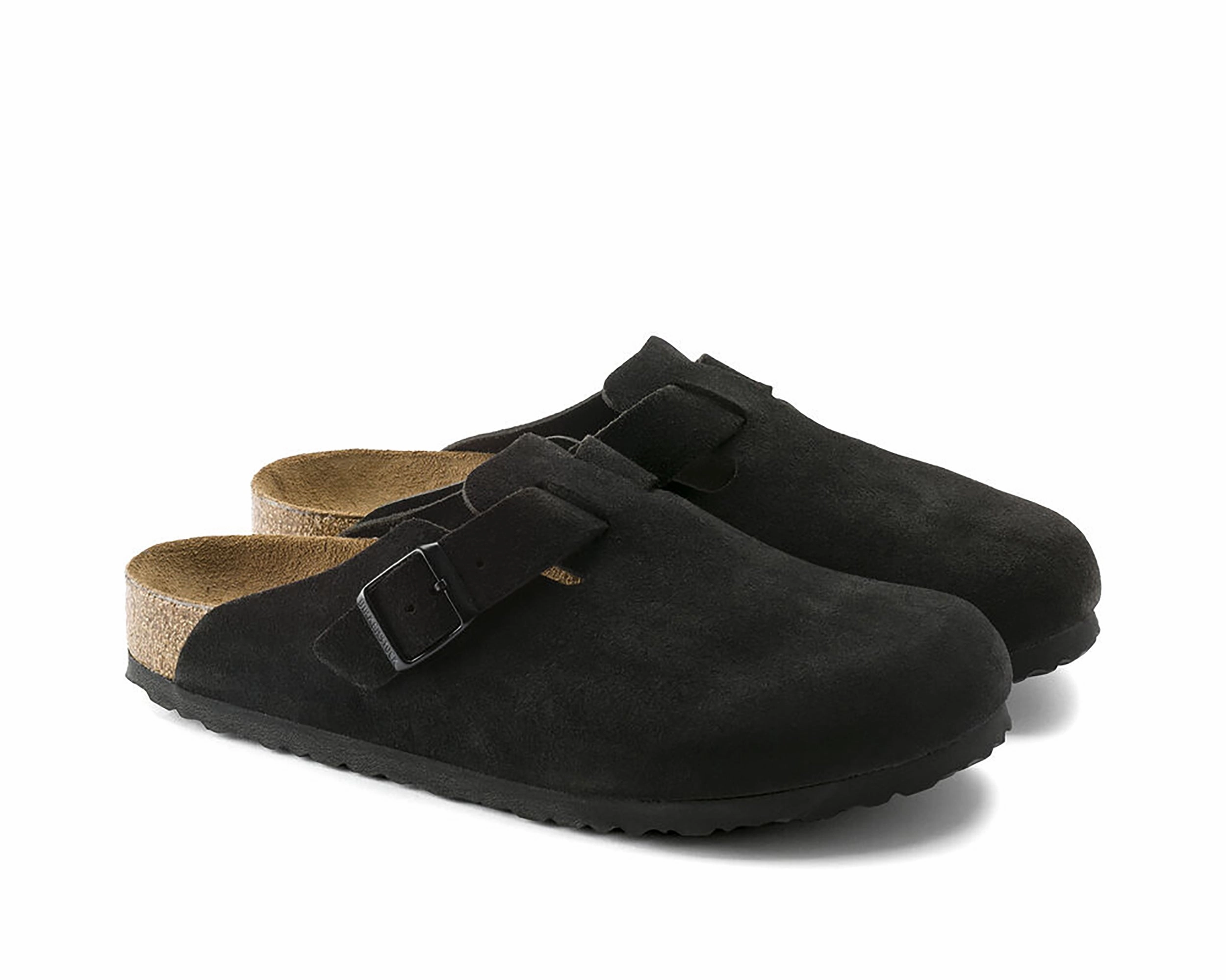 Unisex Boston Soft Footbed Suede Leather (Wide)