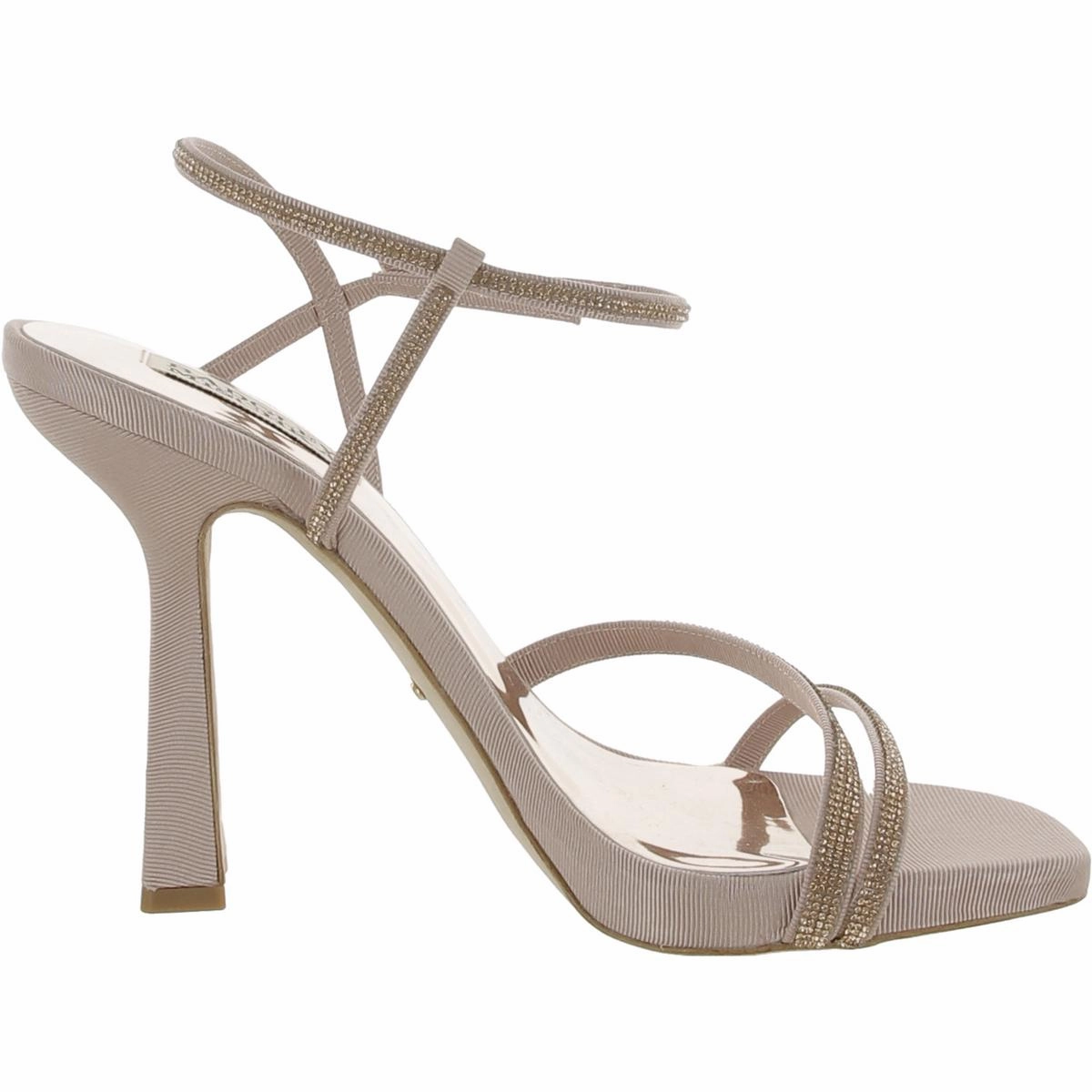 Urbana Womens Open Toe Ankle Strap Heels