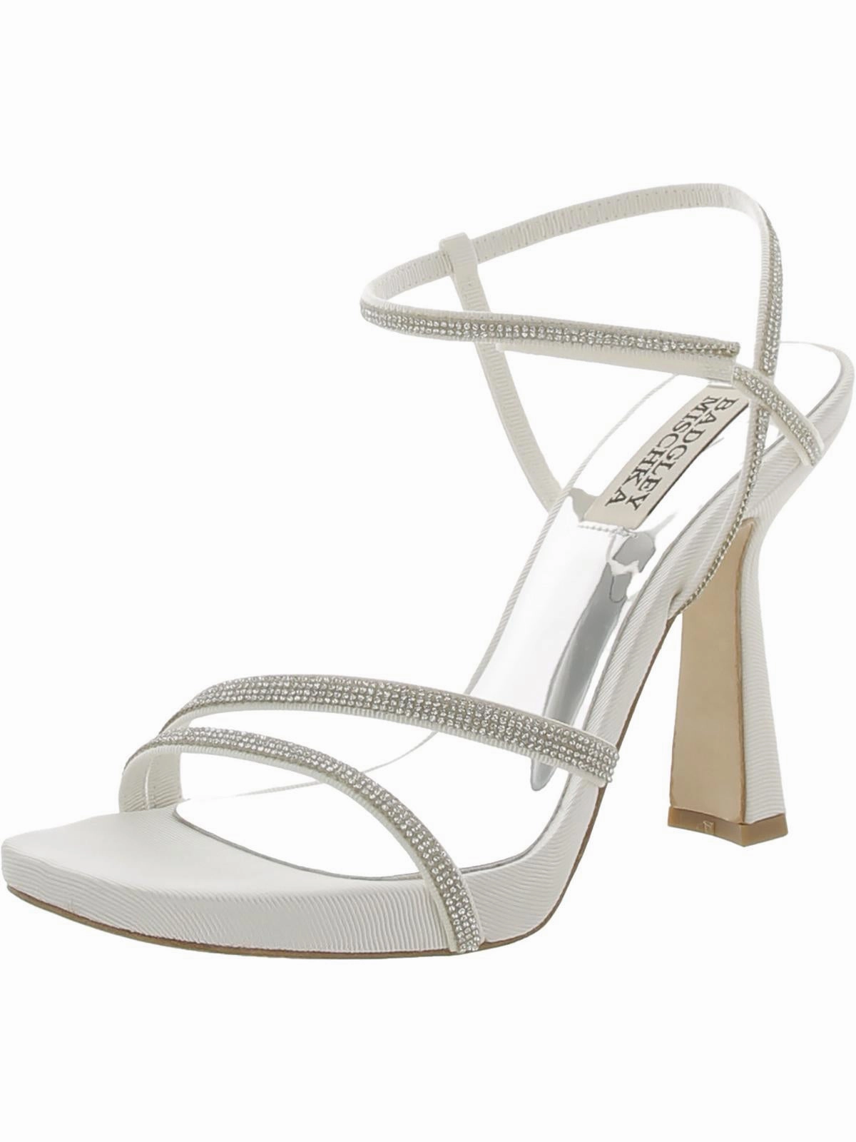 Urbana Womens Open Toe Ankle Strap Heels