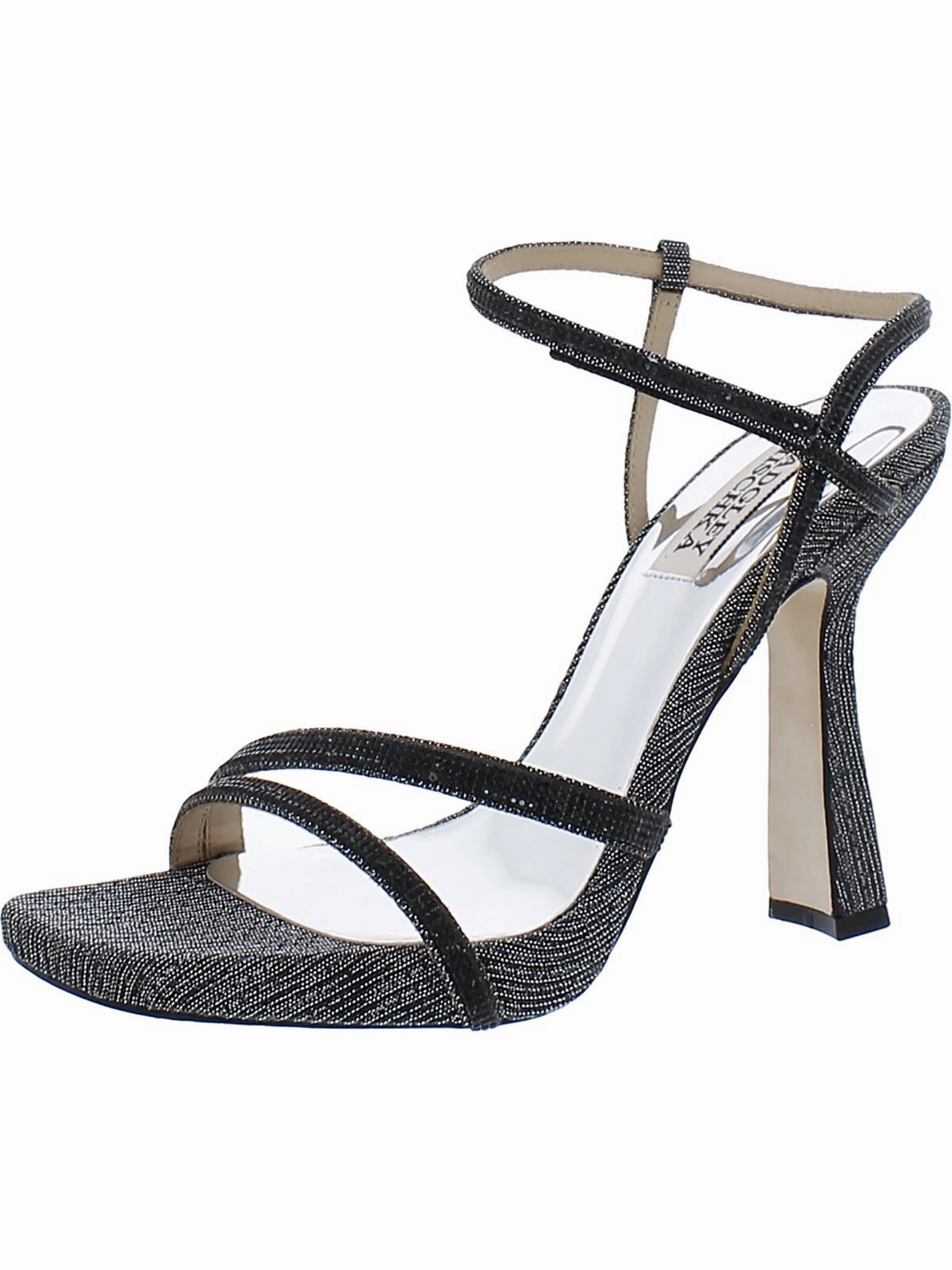 Urbana Womens Open Toe Ankle Strap Heels