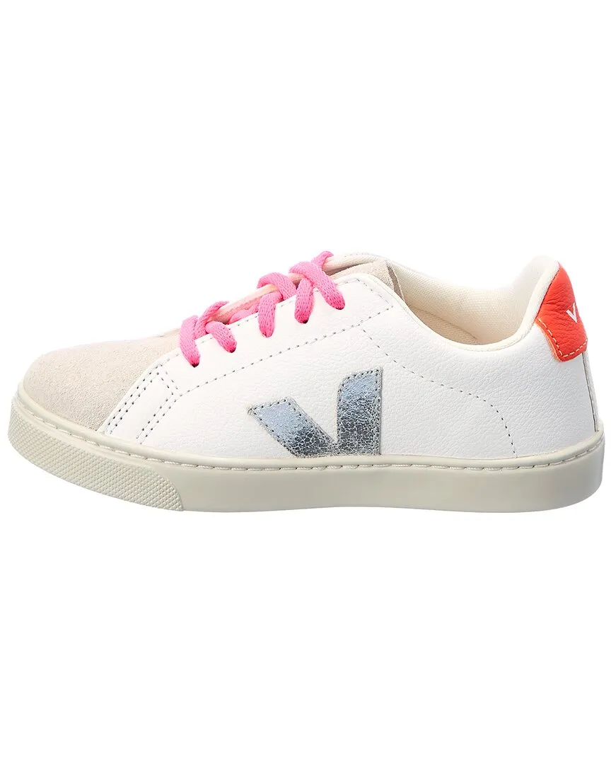 VEJA Small Esplar Leather & Suede Sneaker