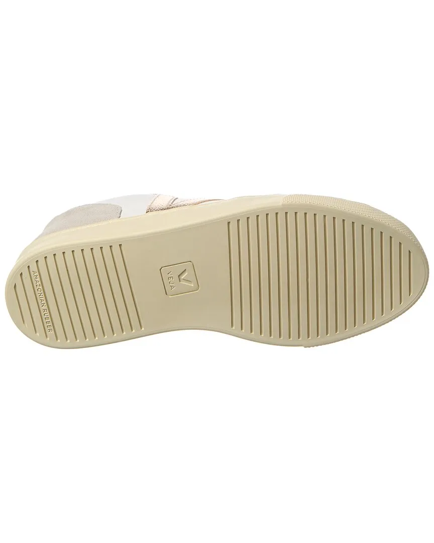 VEJA Small V-10 Laces Chromefree Leather Sneaker