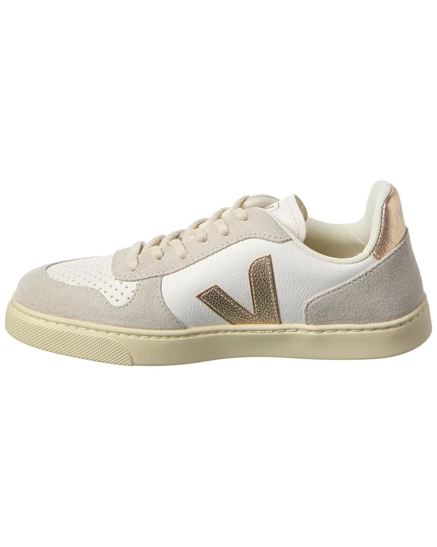 VEJA Small V-10 Laces Chromefree Leather Sneaker