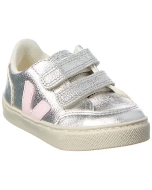VEJA Small V-12 Chromefree Leather Sneaker