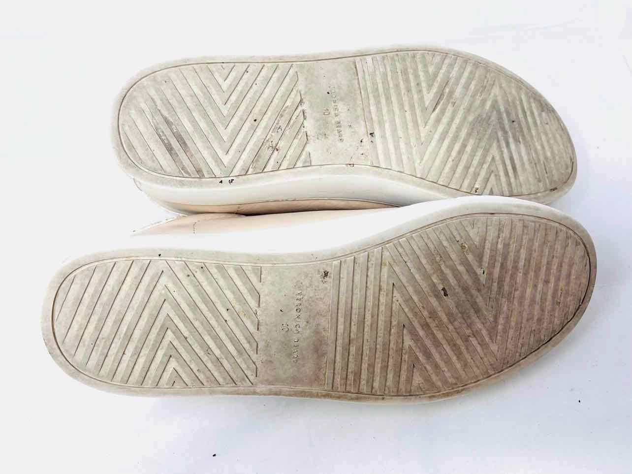 Veronica Beard Size 10 Beige/Black Blocked Reptile AS IS Shoes Sneakers