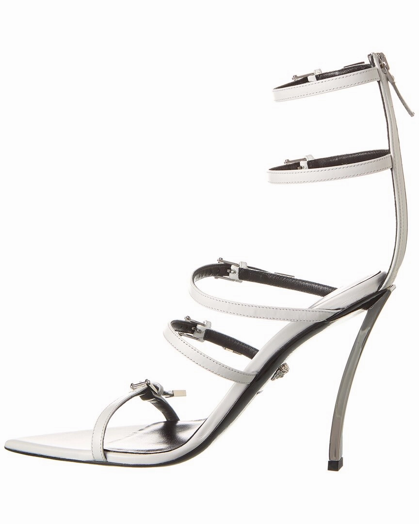 Versace Pin-Point Leather Sandal