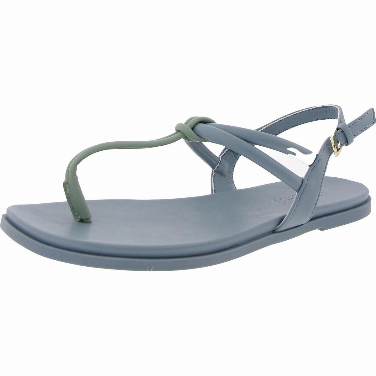 Warren Womens Thong Ankle Strap T-Strap Sandals