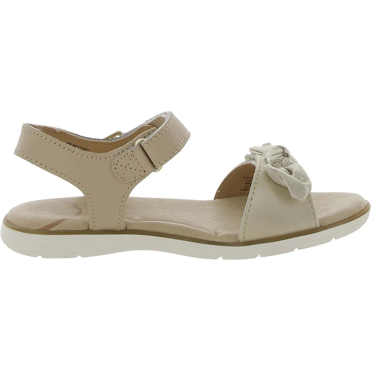 Whitney Girls Bow Adjustable Slingback Sandals