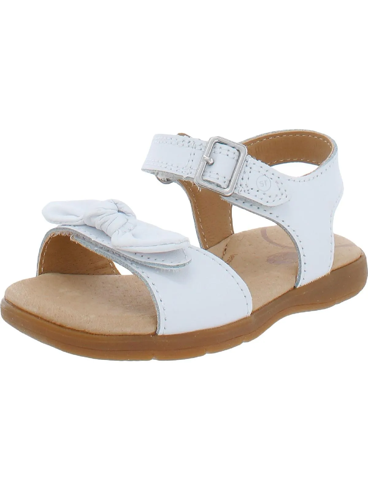 Whitney Girls Bow Adjustable Slingback Sandals