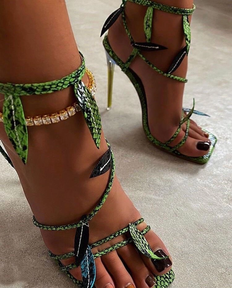 Whitney Heels- Green
