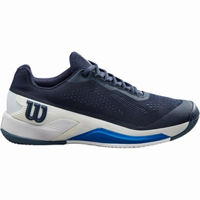 Wilson Men's Rush Pro 4.0 Tennis Shoes - Navy Blazer/Lapis Blue Shoes Wilson Men