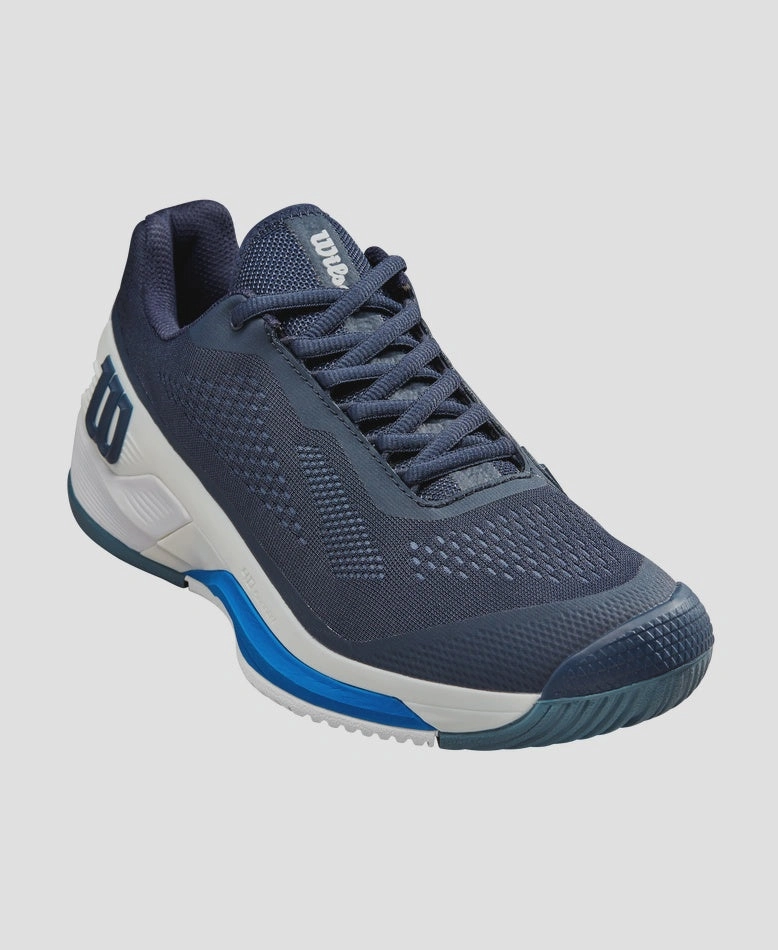Wilson Men's Rush Pro 4.0 Tennis Shoes - Navy Blazer/Lapis Blue Shoes Wilson Men