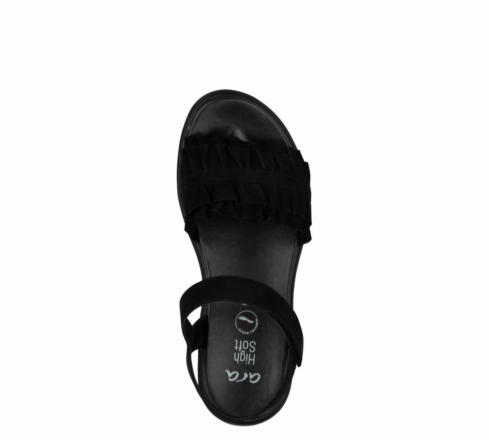 Women's Benton High Soft Sandal In Black
