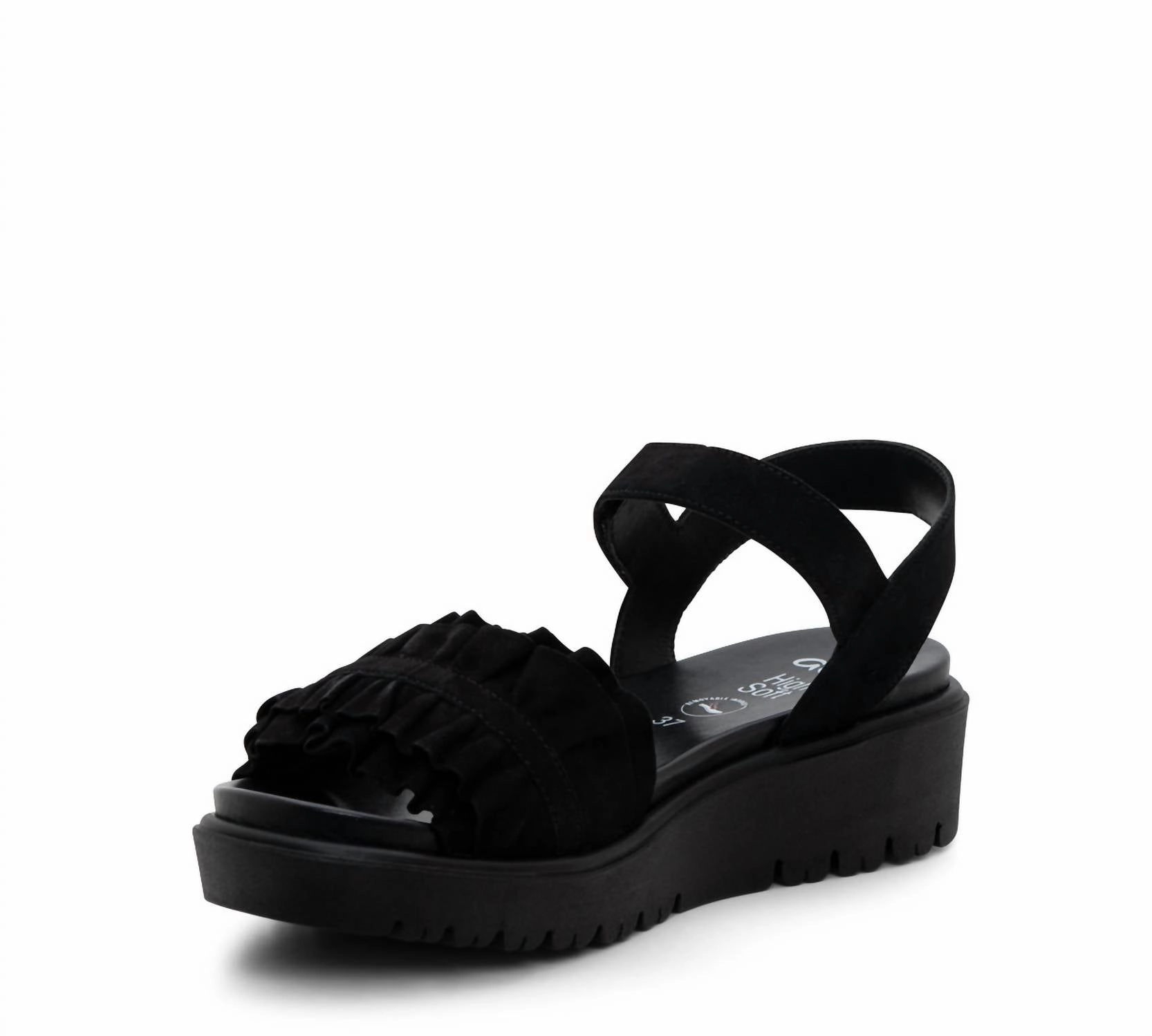 Women's Benton High Soft Sandal In Black
