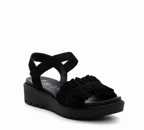 Women's Benton High Soft Sandal In Black