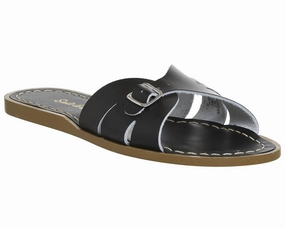 Women's Classic Slides Sandal In Black
