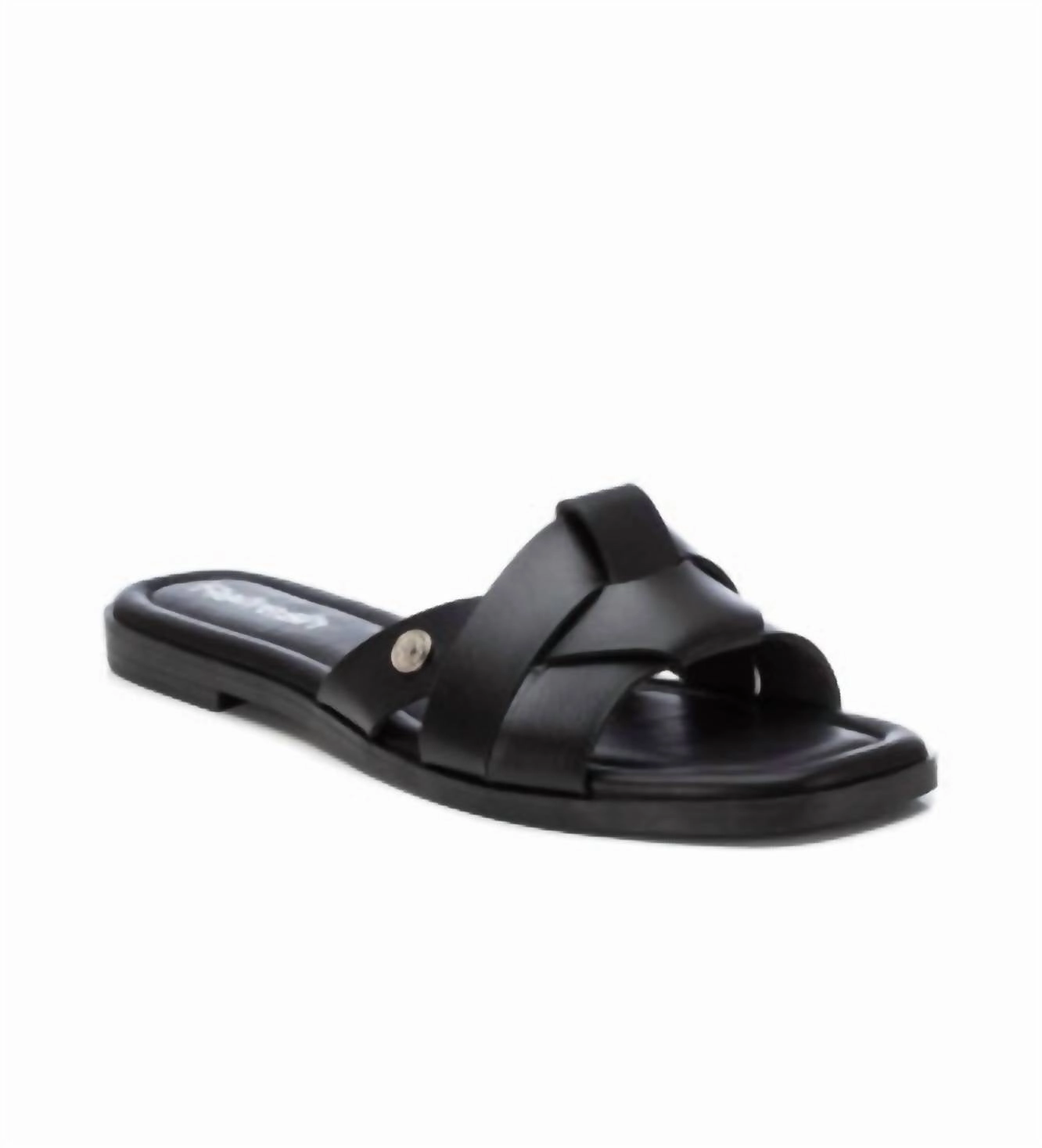 Women's Flat Sandals In Black