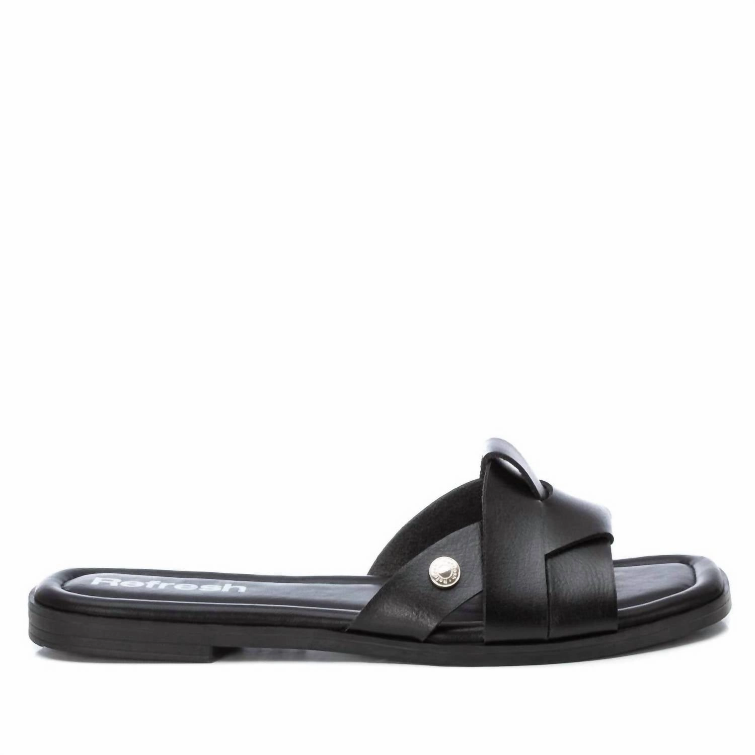Women's Flat Sandals In Black