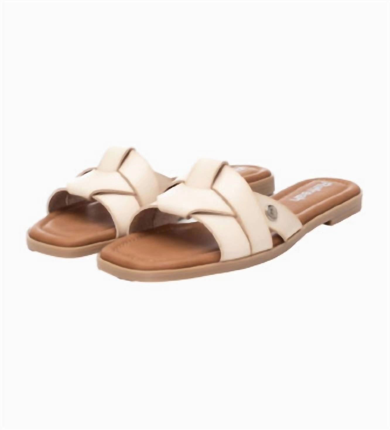 Women's Flat Sandals In Ice