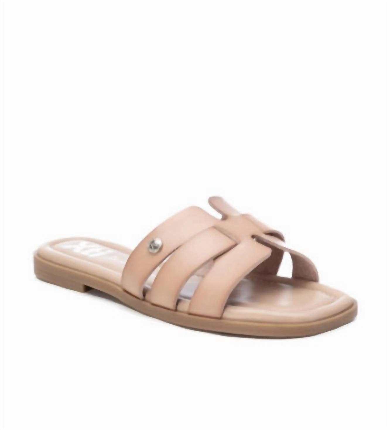 Women's Flat Sandals In Taupe