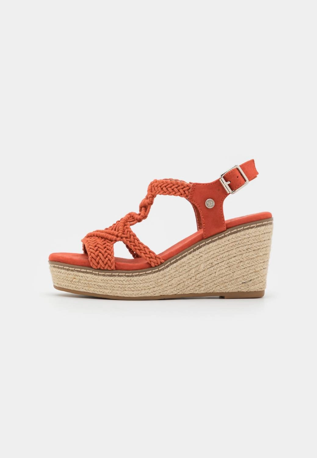 Women's Jute Wedge Sandals In Brick