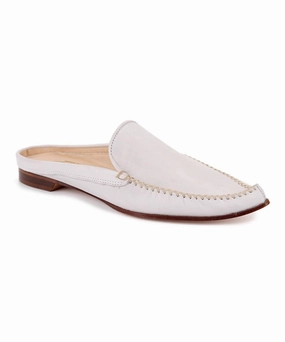 Women's Keaton Leather Sandal In White Leather