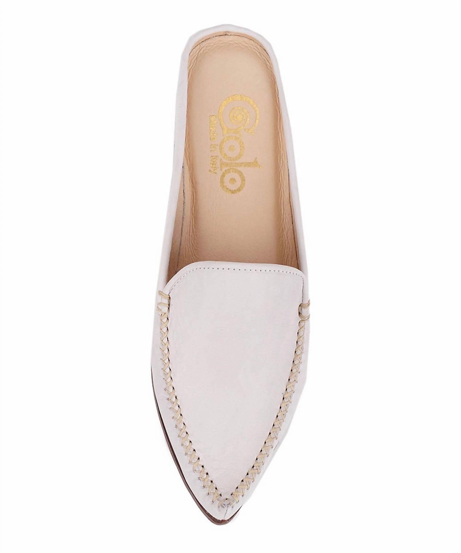 Women's Keaton Leather Sandal In White Leather