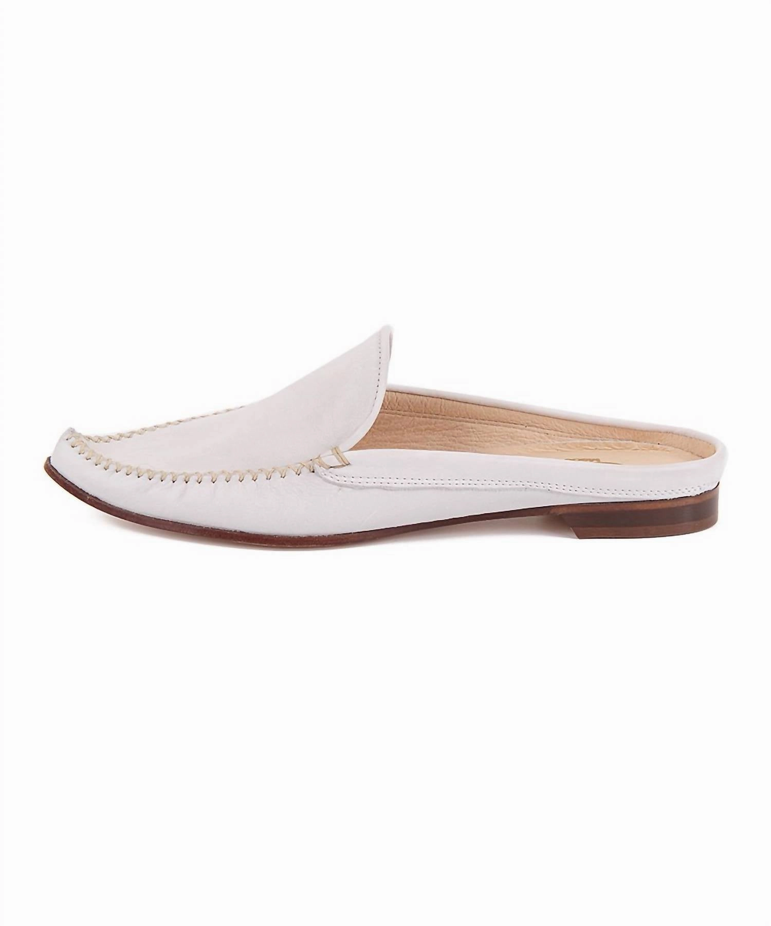 Women's Keaton Leather Sandal In White Leather